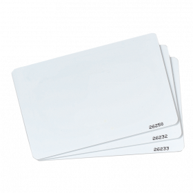 CARTE PVC BLANCHE SECURE (x10)