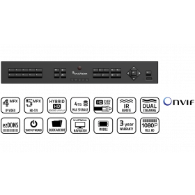 Enregistreur HD-TVI 4 voies