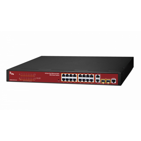 SWITCH ECO 16 PORTS POE+ FAST 