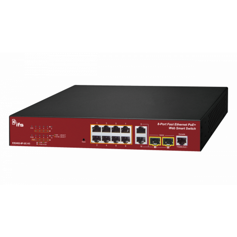 SWITCH ECO 8 PORTS POE+ 2