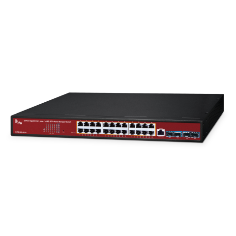 SWITCH 24 PORT POE + 4 -10 GB 