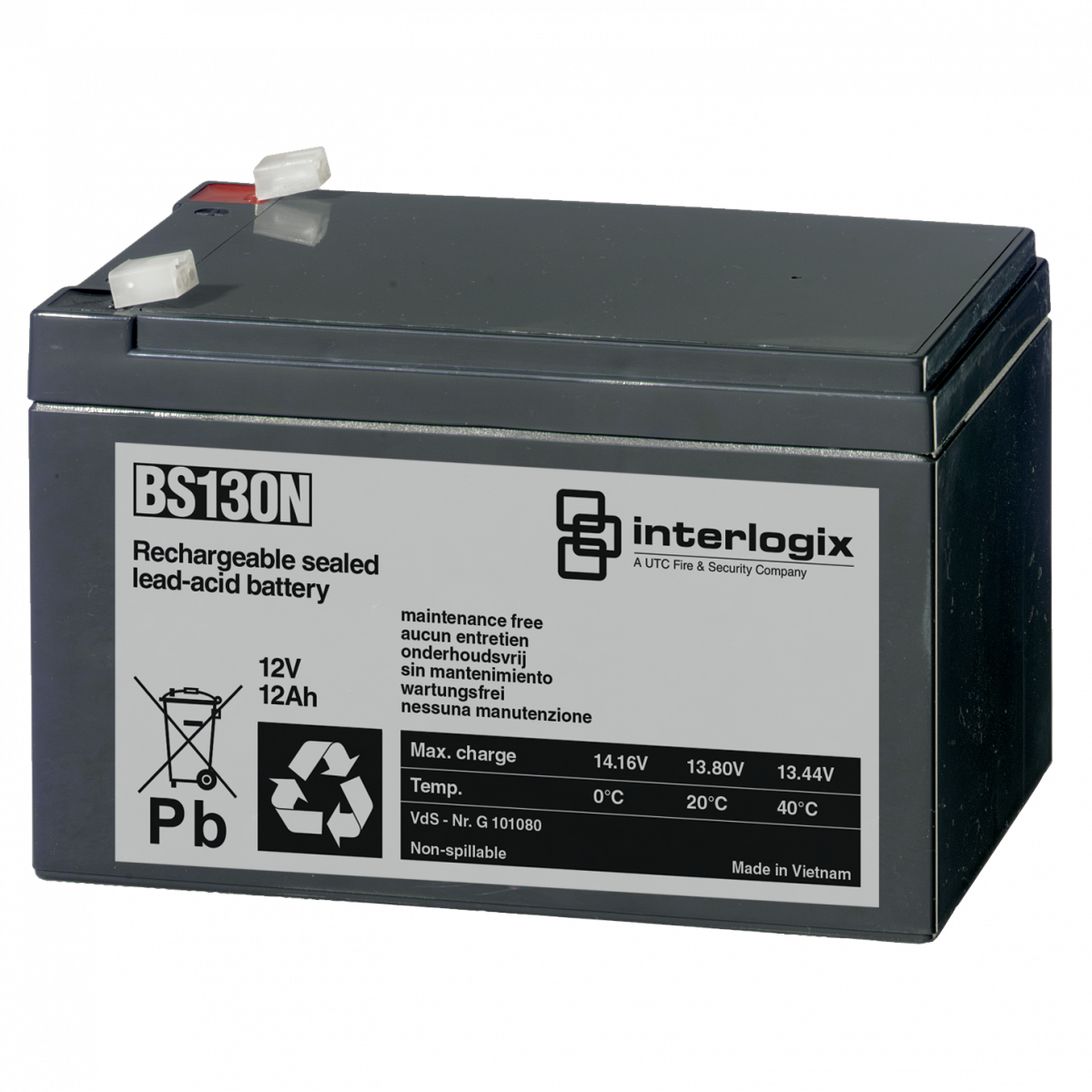 Batterie 12 ah 12 v Alarme Distribution Système Aritech